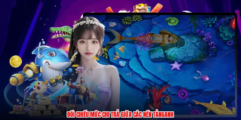 Đối chiếu mức chi trả giữa các nền tảnganh