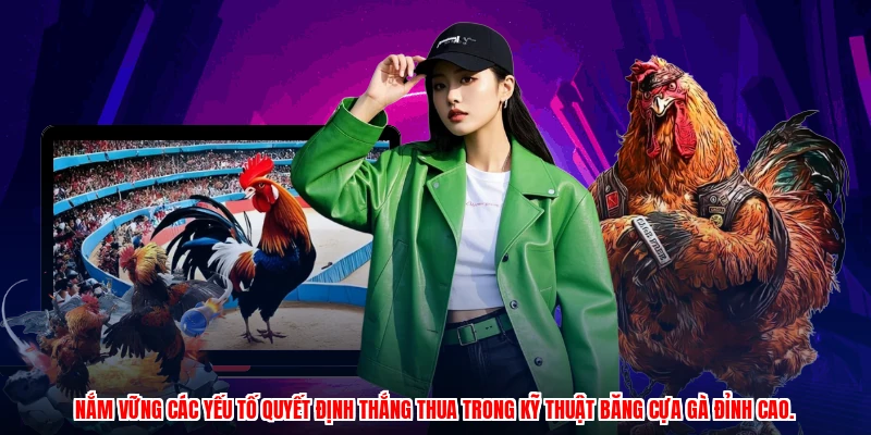 Nắm vững các yếu tố quyết định thắng thua trong kỹ thuật băng cựa gà đỉnh cao.