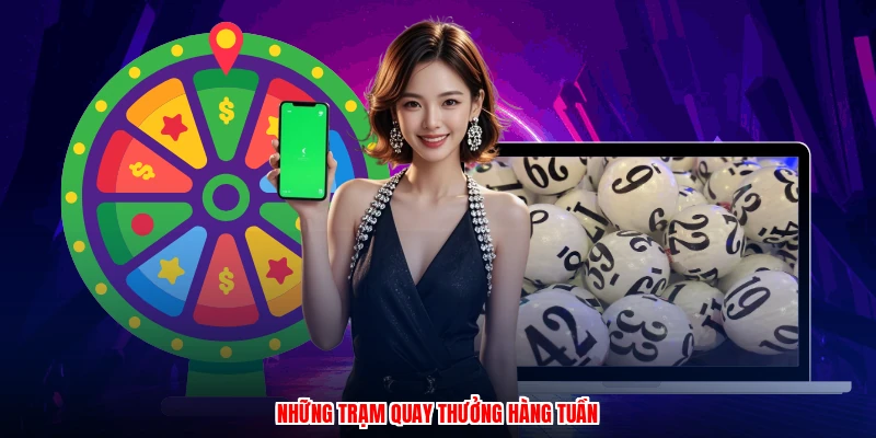 Những trạm quay thưởng hàng tuần